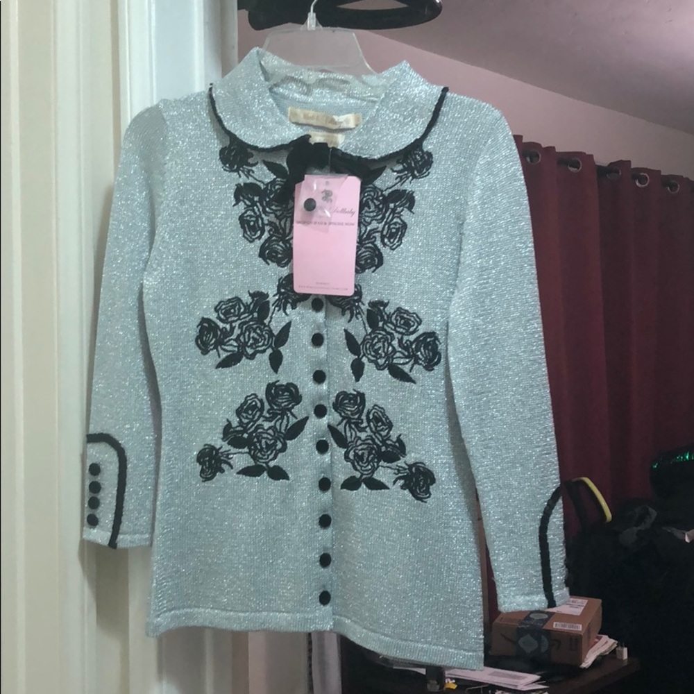 Dita Von Teese cardigan silver Wheels and Dollbaby